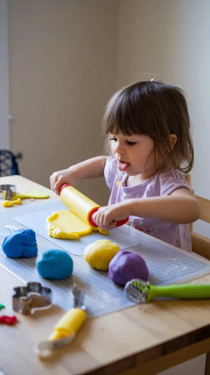 Playdough Sculpting and Manipulation