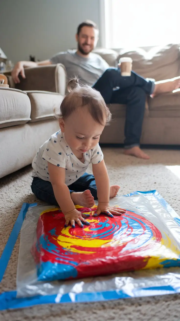 Sensory Paint Bag Art (Zero Mess, Maximum Fun)