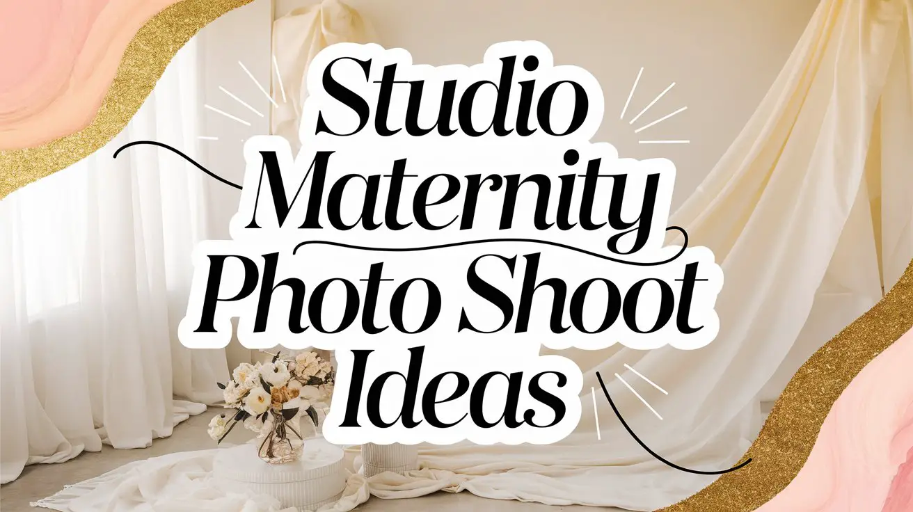 Studio Maternity Photo Shoot Ideas