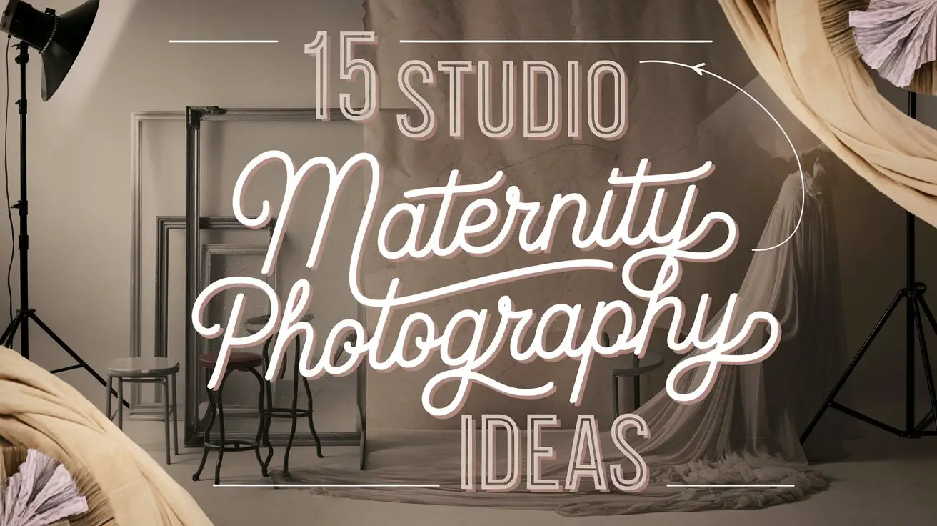 Studio Maternity Photography Ideas