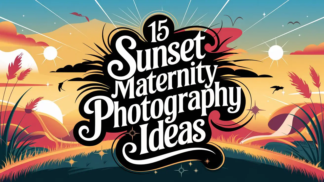 Sunset Maternity Photography Ideas