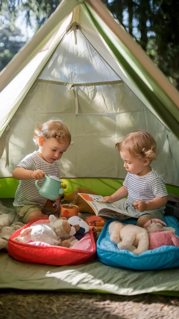 Tent “Camping” & Pretend Play