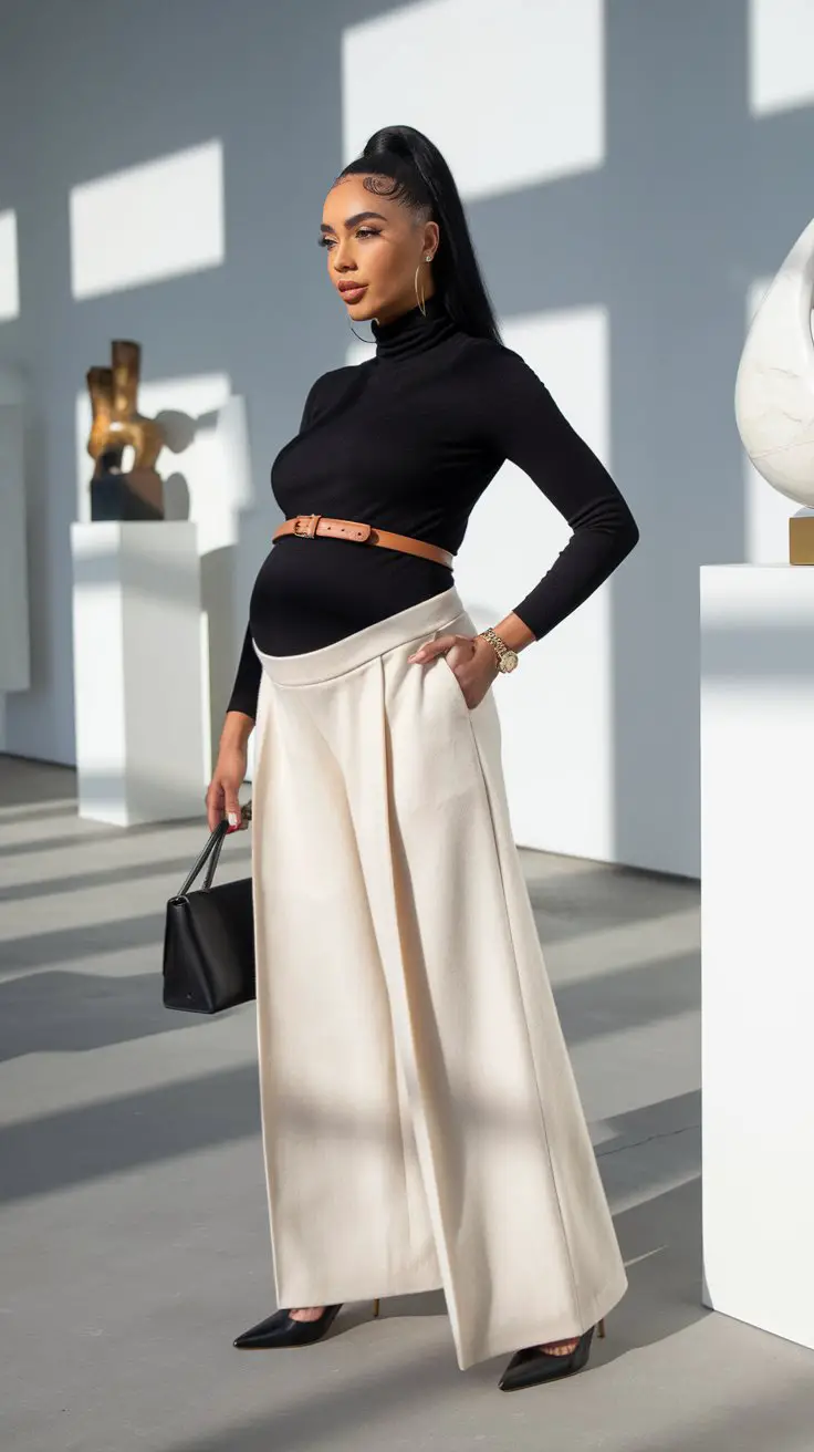 The Turtleneck and Trousers Sophistication