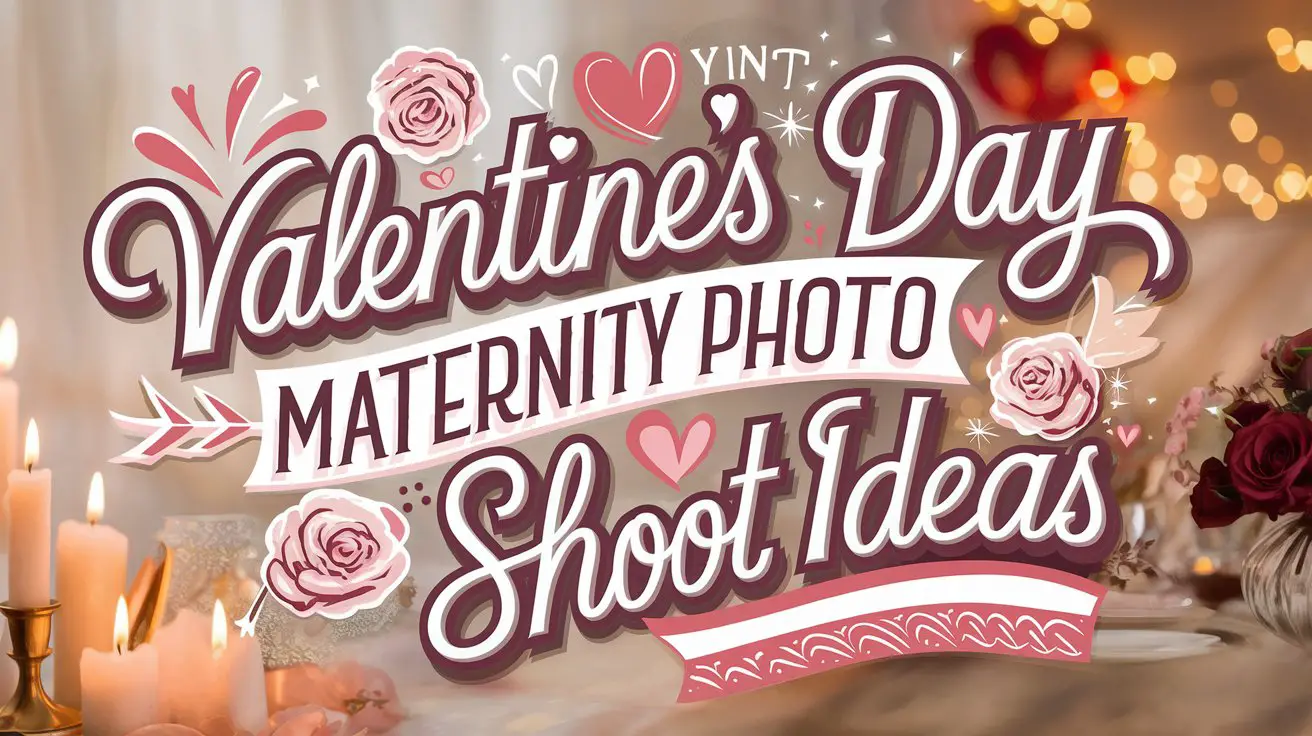 Valentine’s Day Maternity Photo Shoot Ideas
