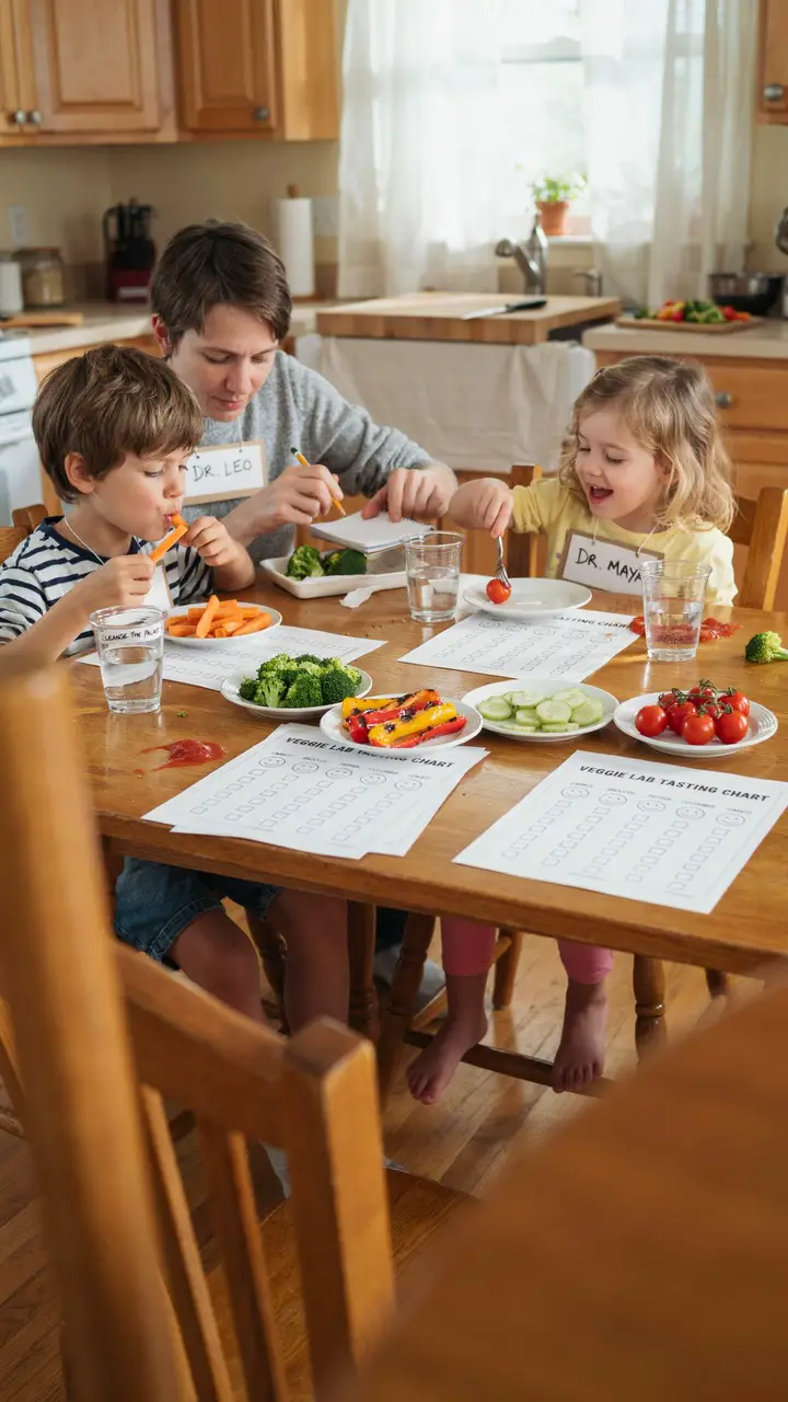 Veggie Taste Testing Science Experiment