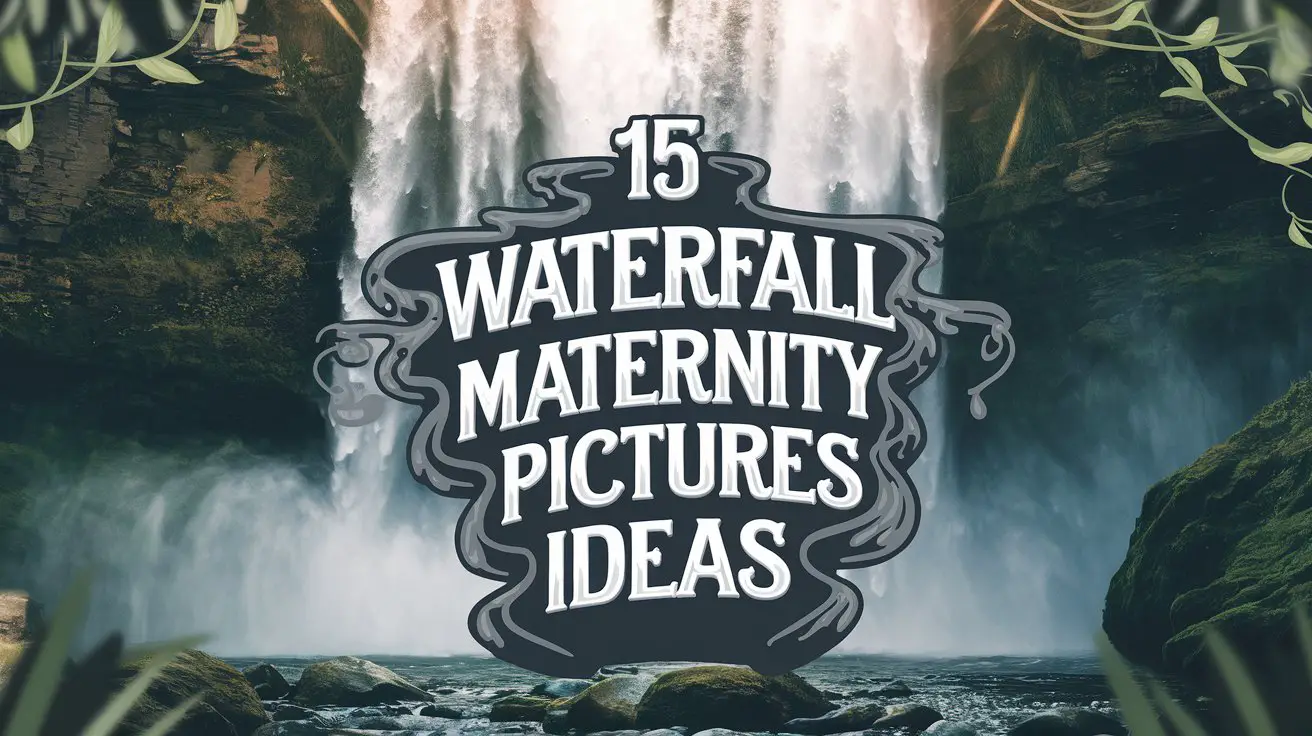 Waterfall Maternity Pictures