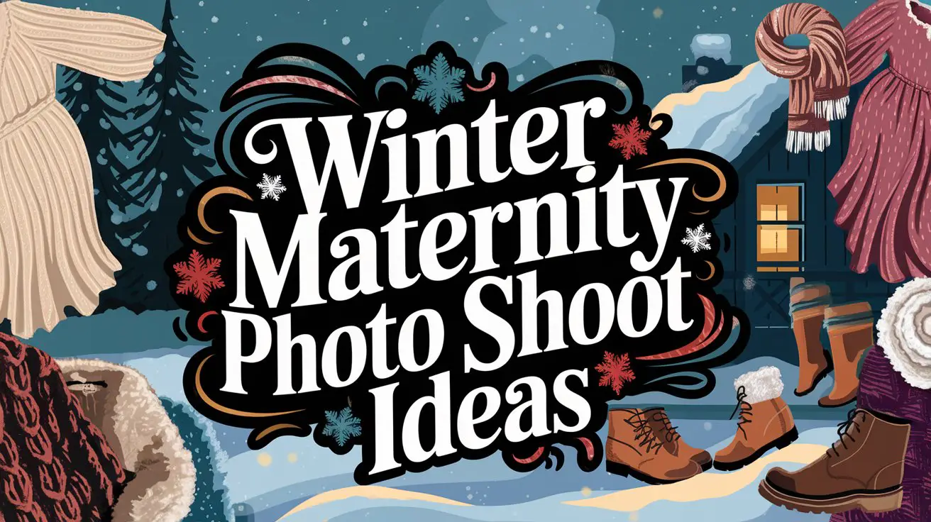 Winter Maternity Photo Shoot Ideas