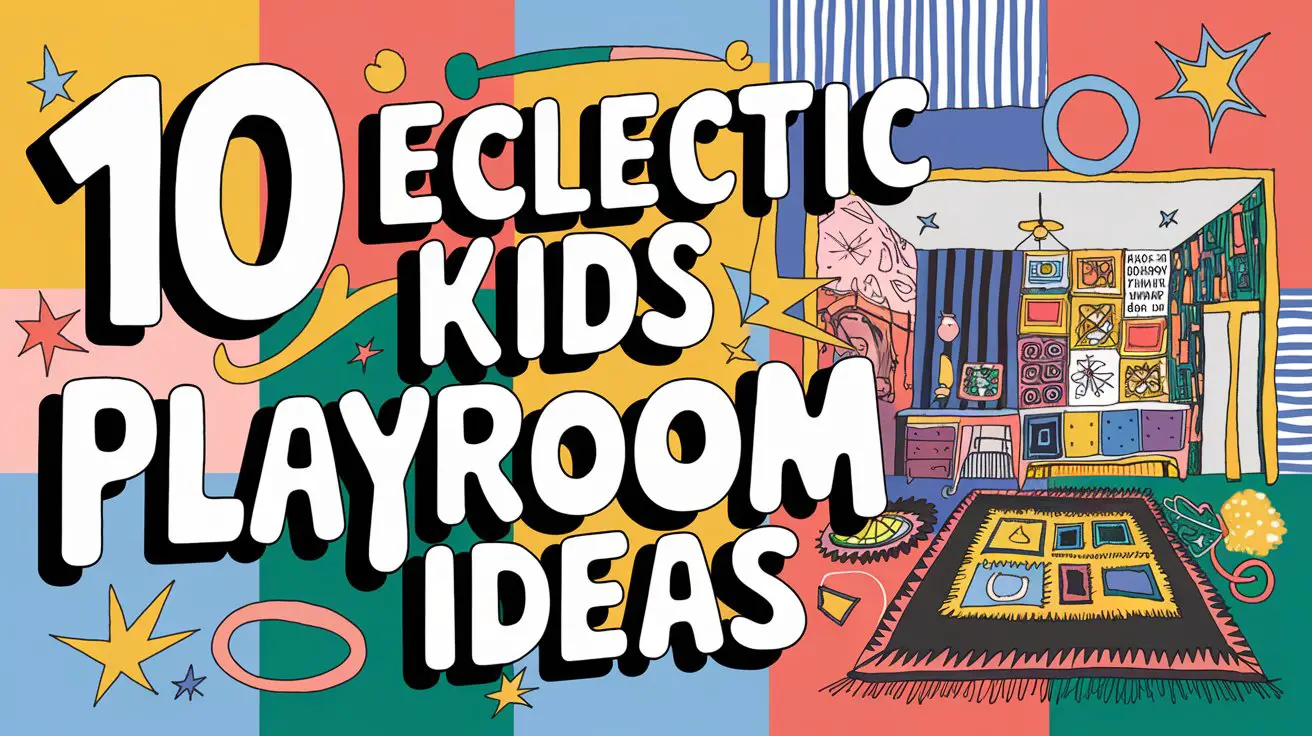 Eclectic Kids Playroom Ideas