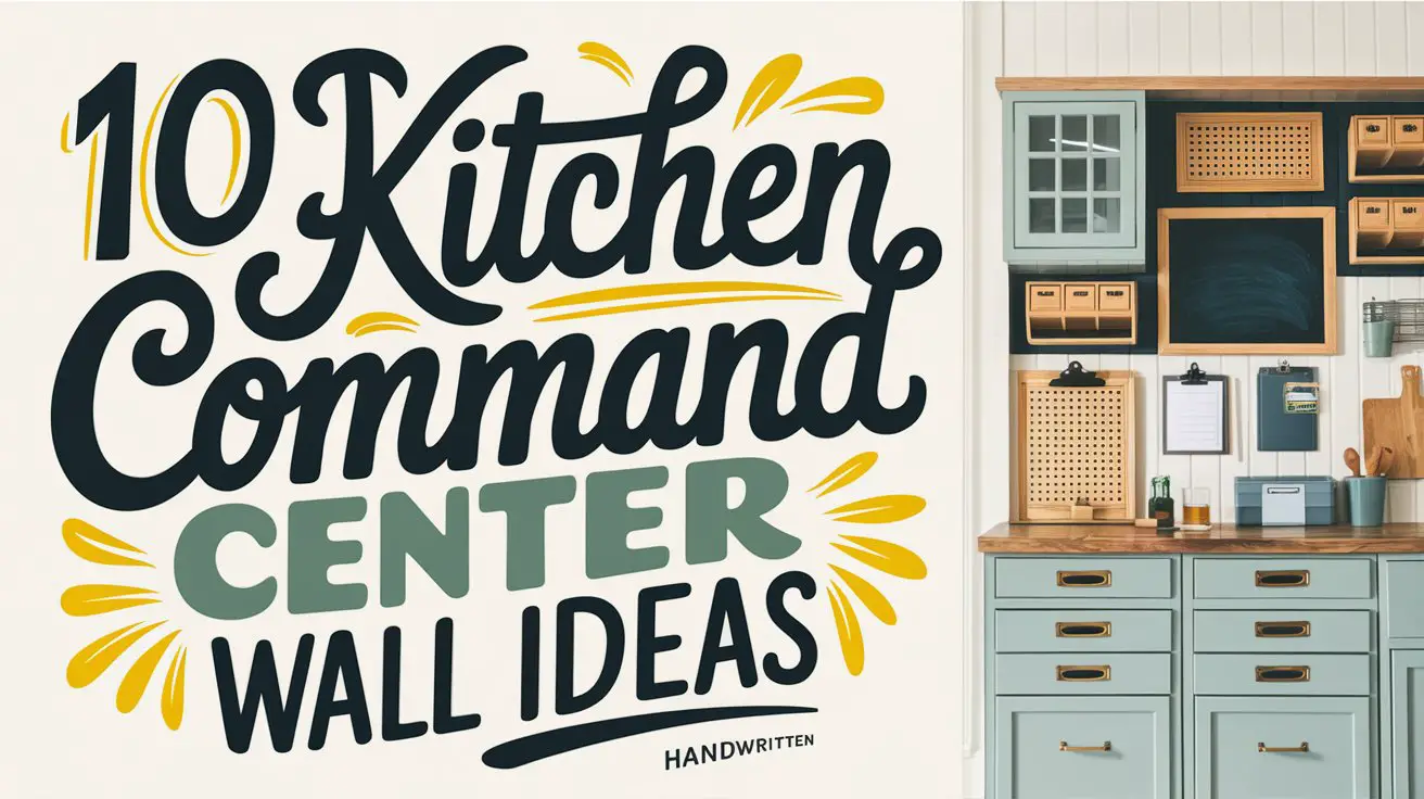 Kitchen Command Center Wall Ideas