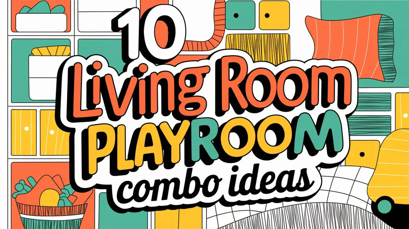 Living Room Playroom Combo Ideas