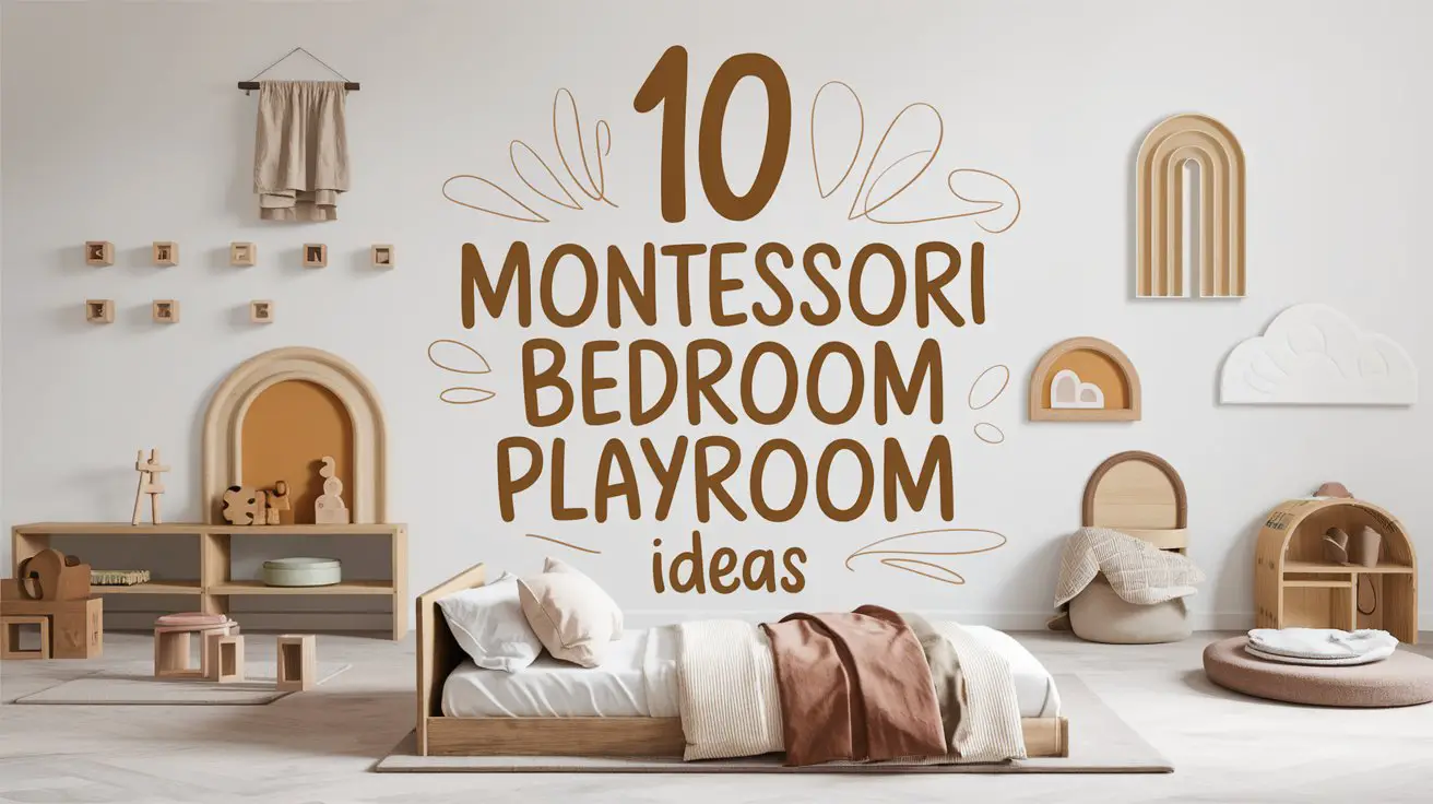 Montessori Bedroom Playroom Ideas