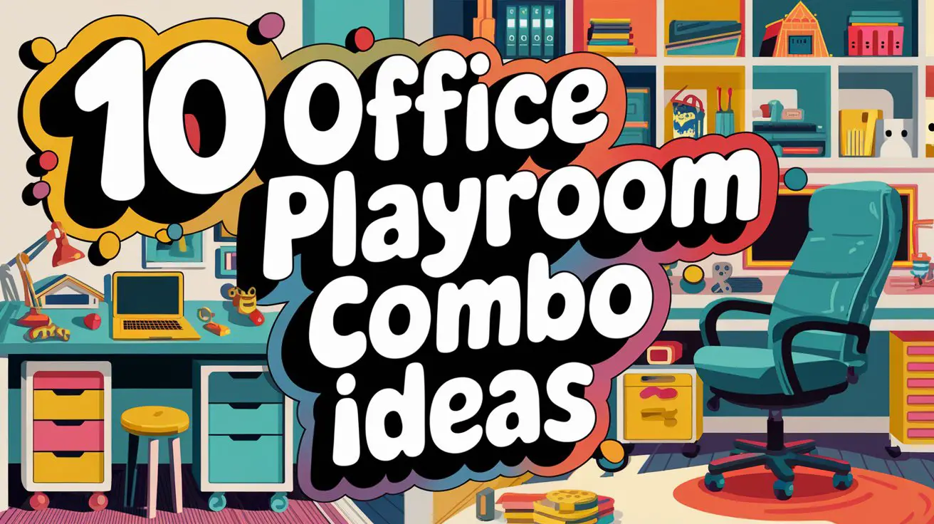 Office Playroom Combo Ideas