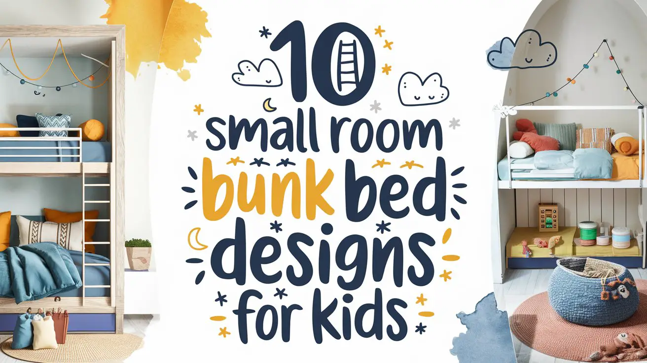 Small Room Bunk Bed Designs for Kids