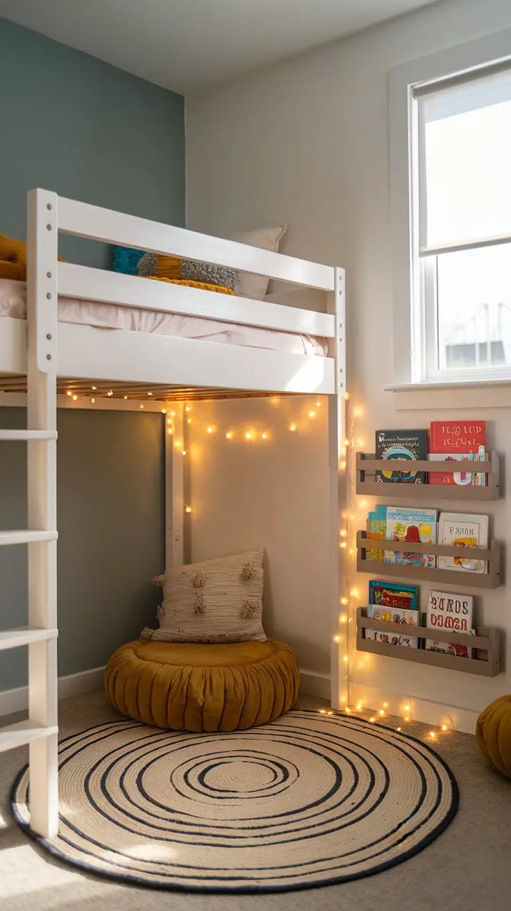 The Lofted Bed With a Play Nook Underneath
