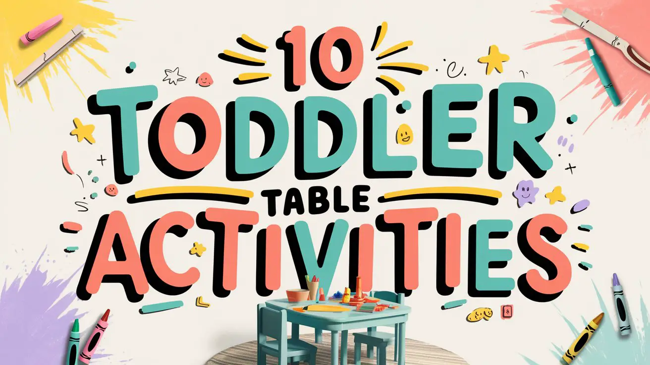 Toddler Table Activities