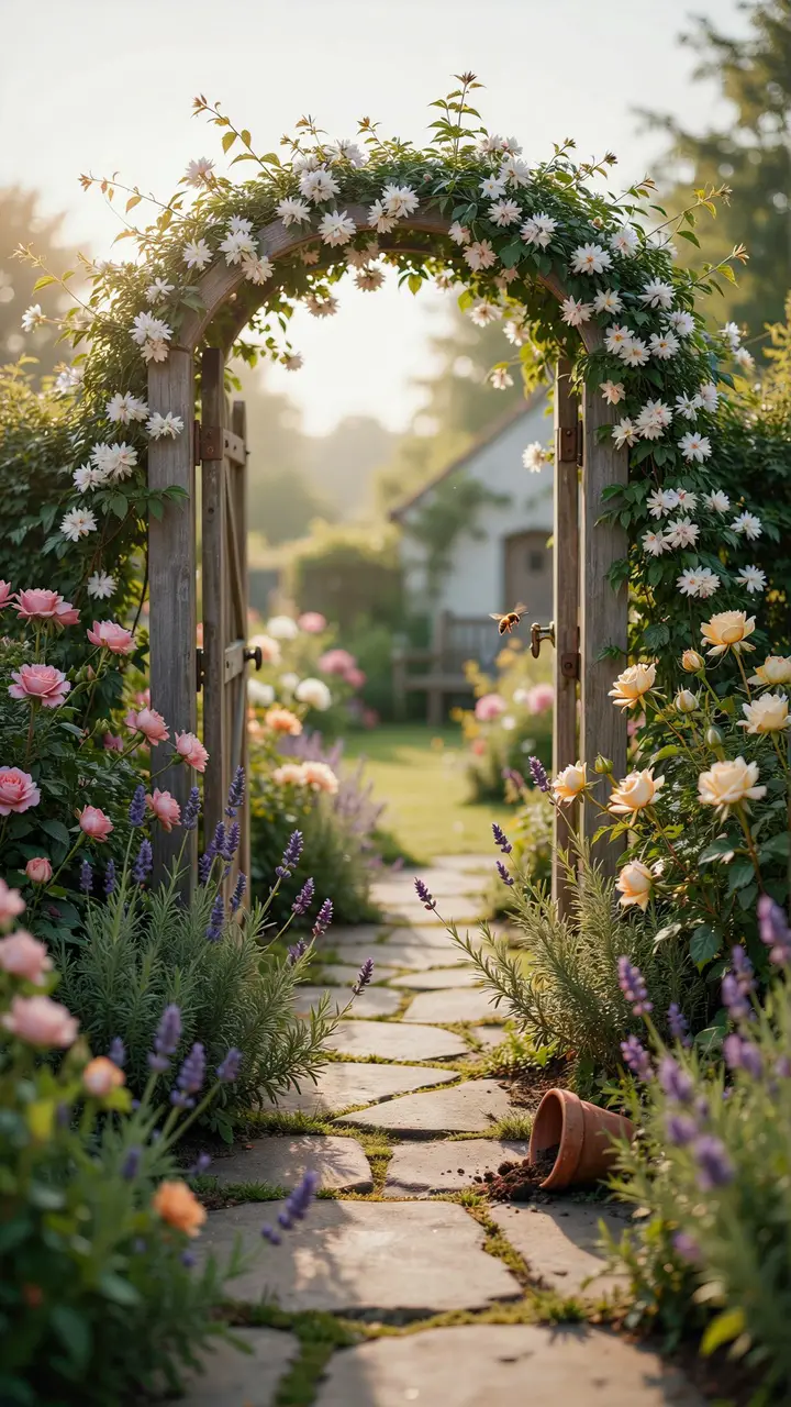 A Fragrance Border That Greets You at the Gate