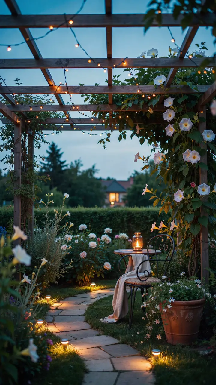 A Nighttime Sensory Garden for Evening Hours