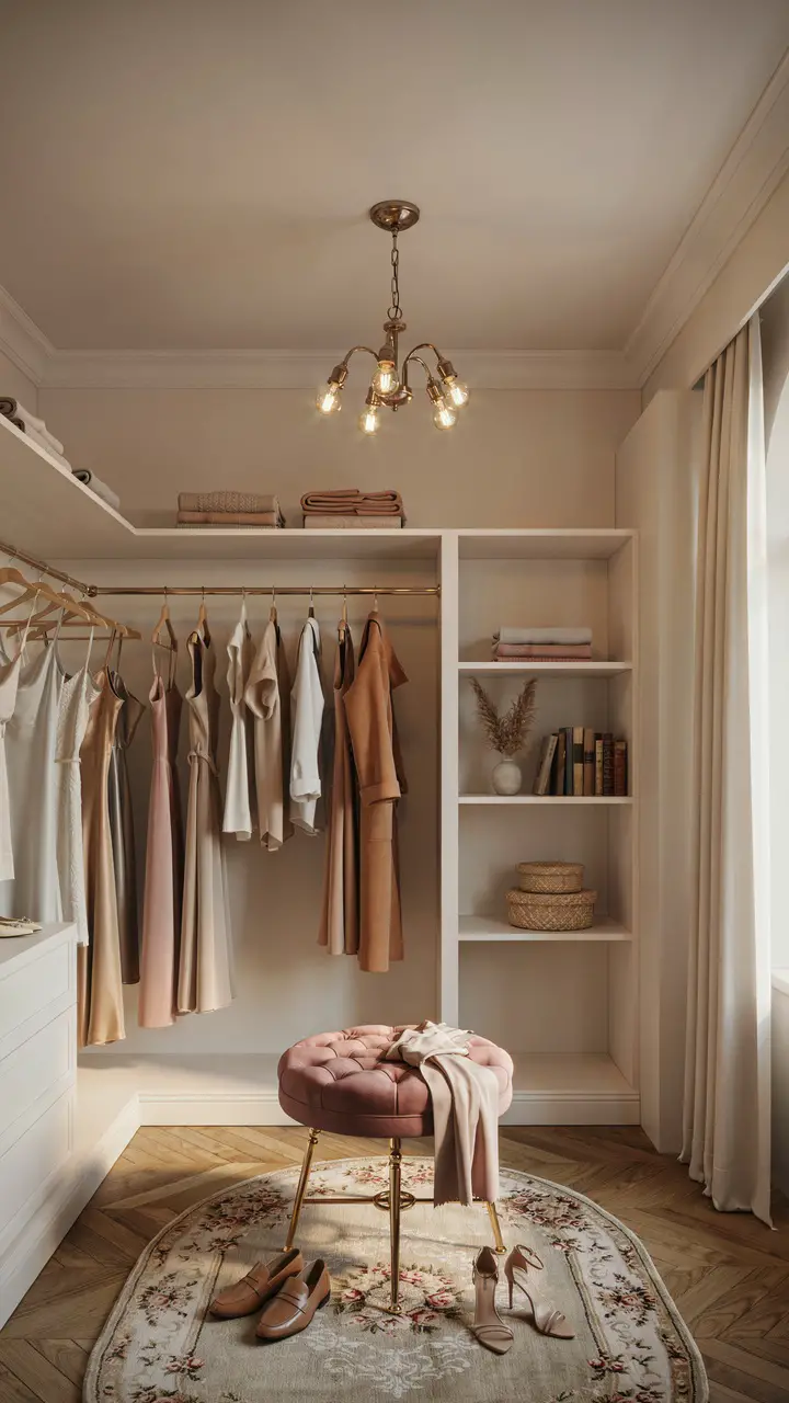 Add a Small Chandelier or Statement Light Fixture