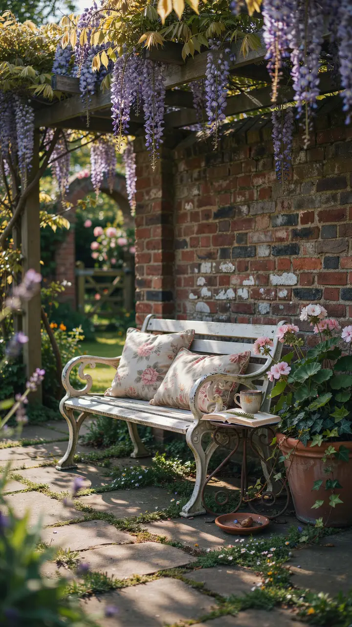 Add a Vintage-Style Garden Bench