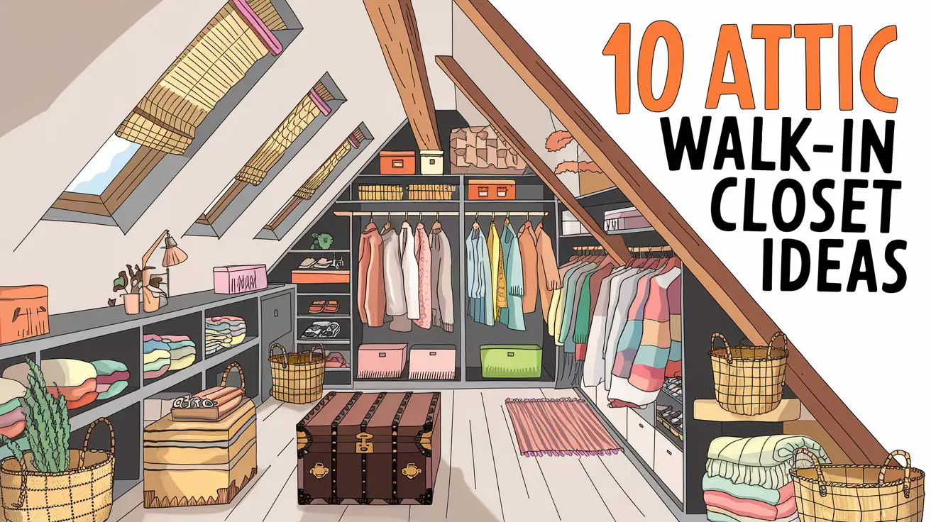 Attic Walk-In Closet Ideas