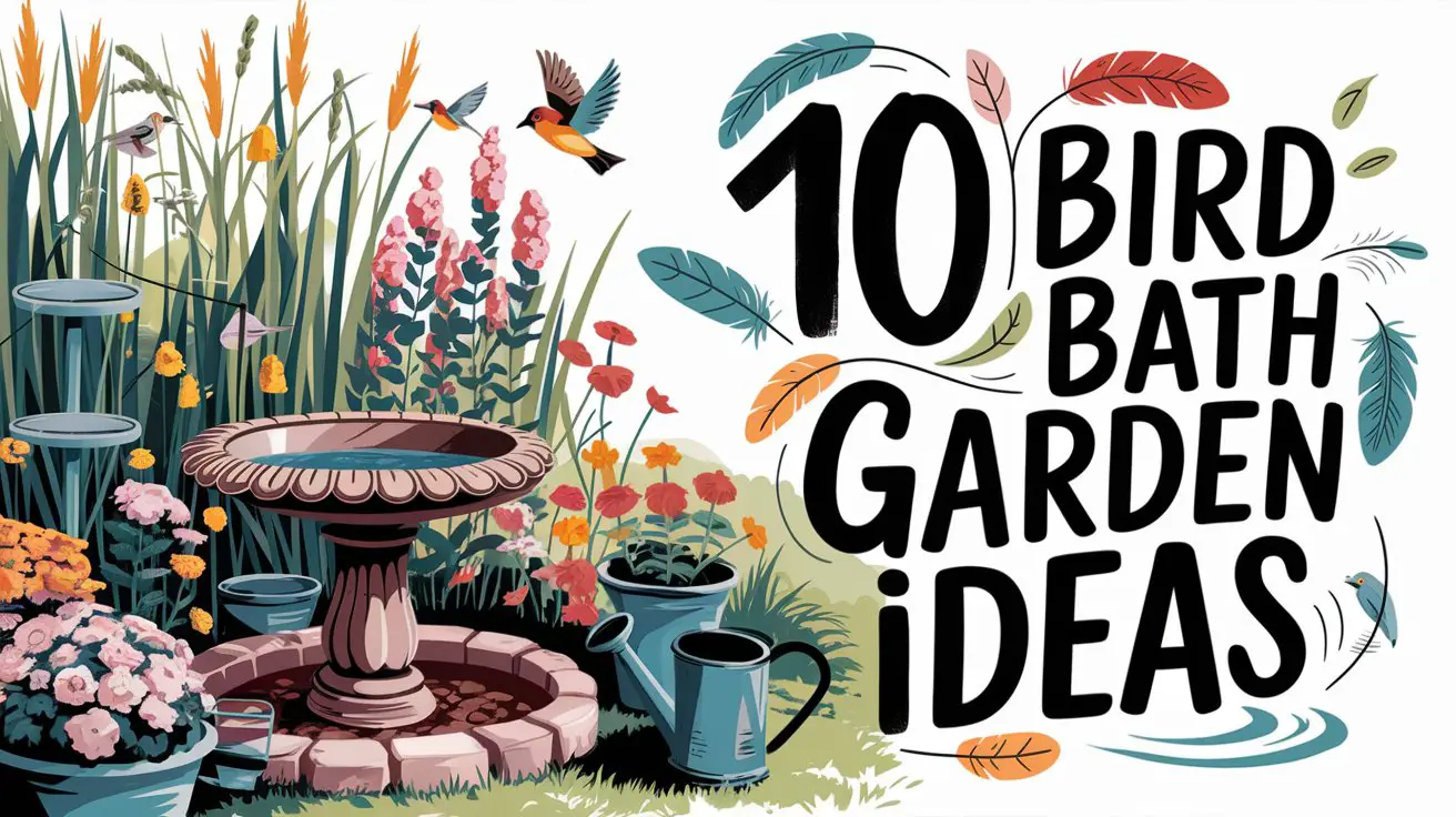 Bird Bath Garden Ideas