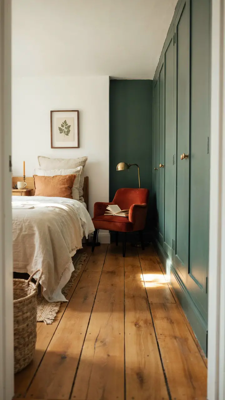 Built-In Wardrobe with Painted Camouflage