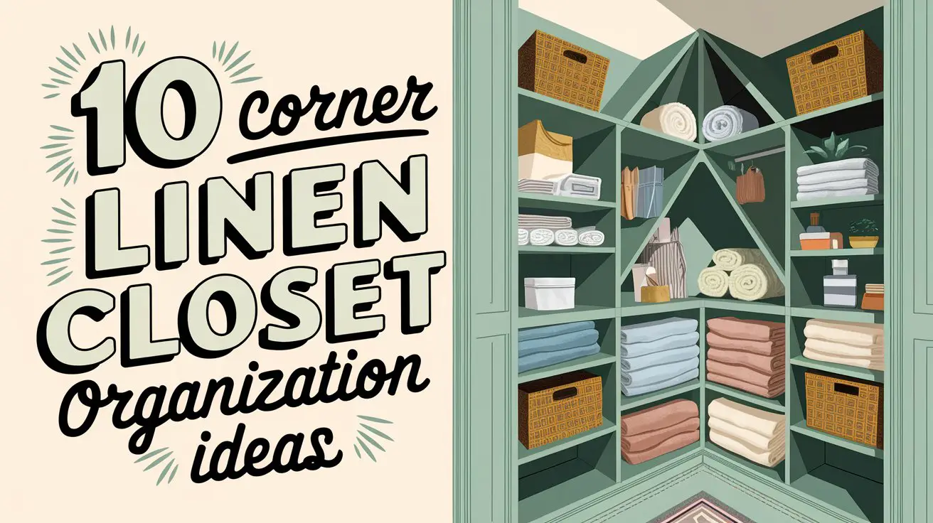 Corner Linen Closet Organization Ideas