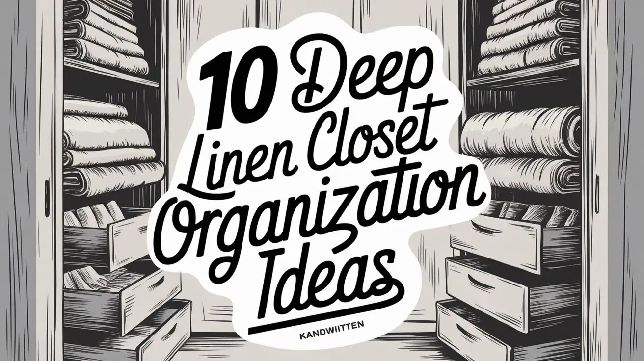 Deep Linen Closet Organization Ideas