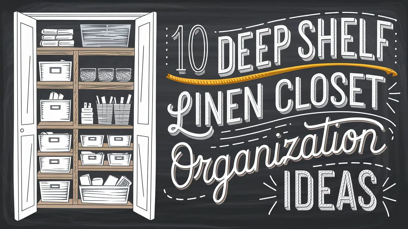 Deep Shelf Linen Closet Organization Ideas