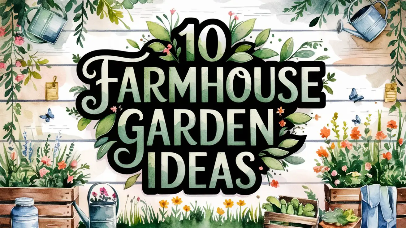 Farmhouse Garden Ideas