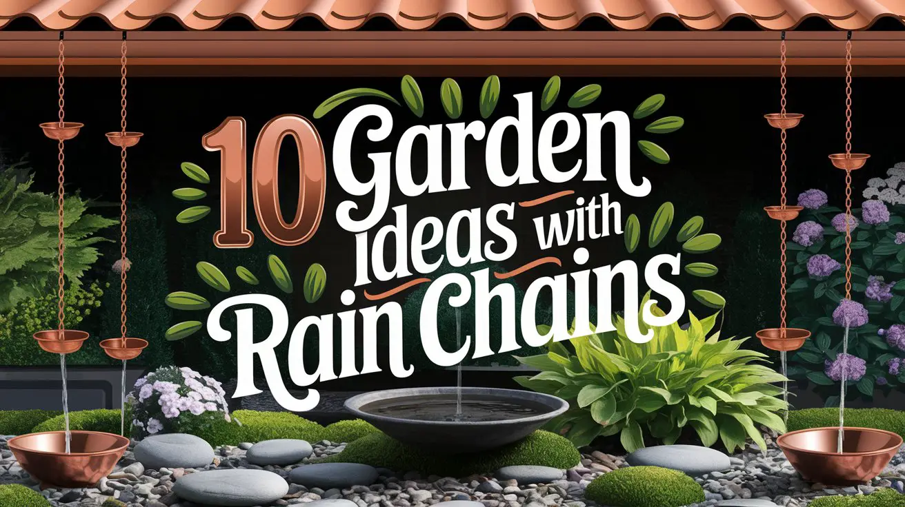 Garden Ideas with Rain Chains