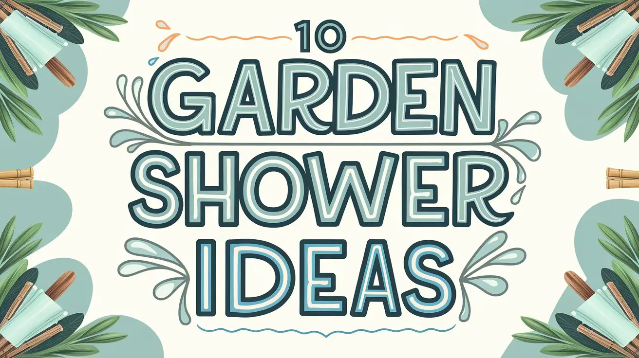 Garden Shower Ideas