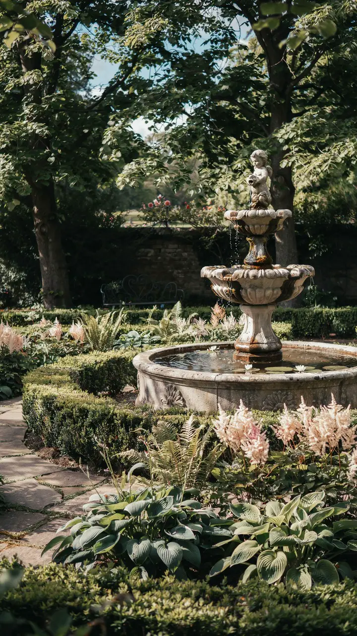 Introduce a Victorian-Style Water Feature