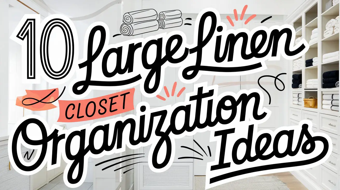 Large Linen Closet Organization Ideas