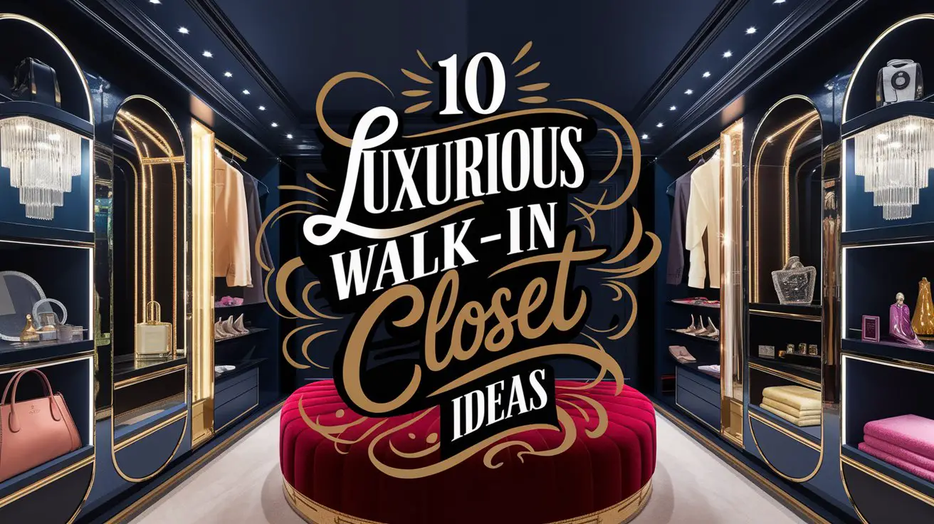 Luxurious Walk-In Closet Ideas