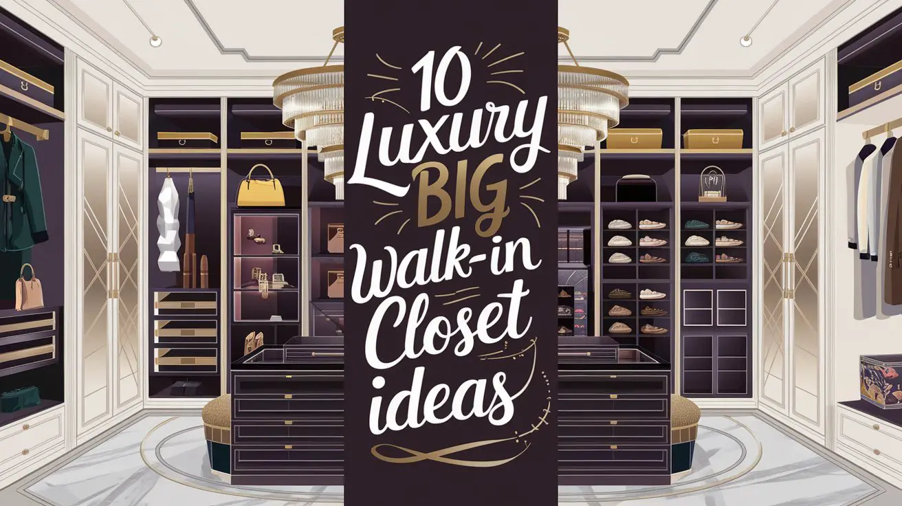 Luxury Big Walk-In Closet Ideas