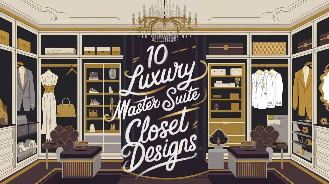 Luxury Master Suite Closet Designs