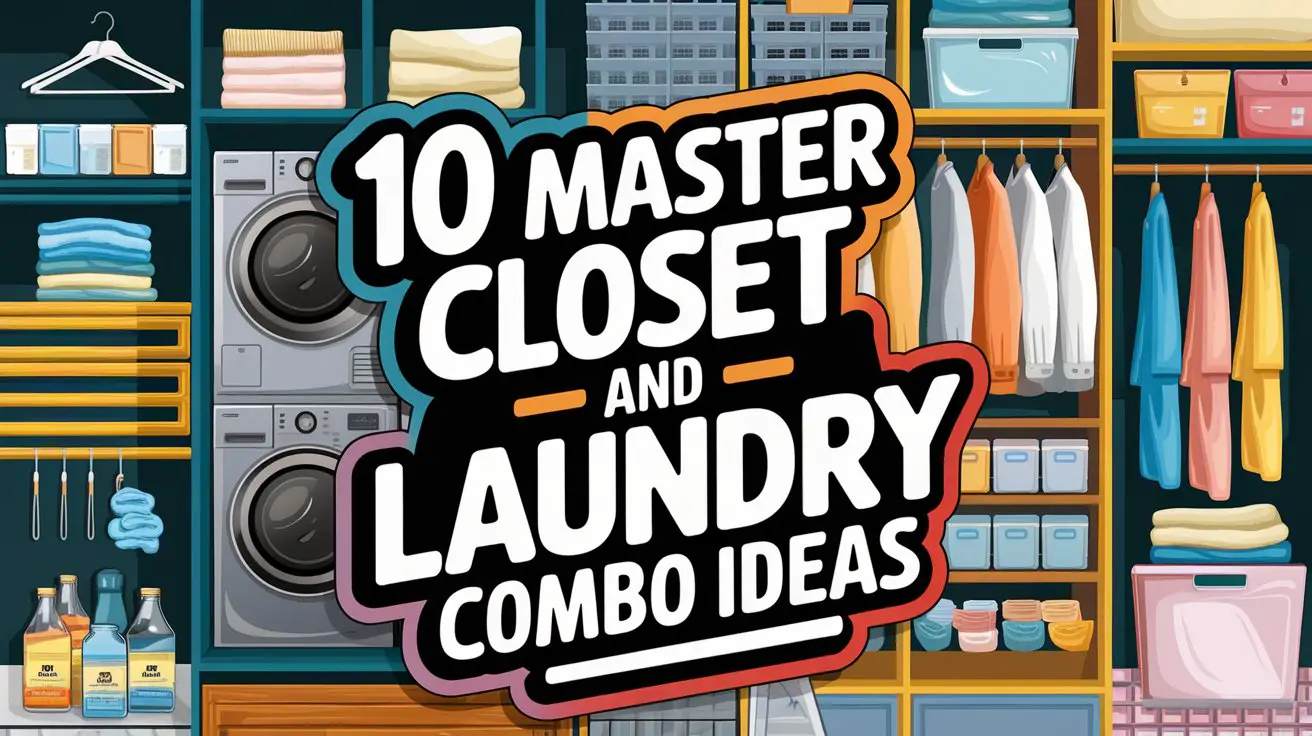 Master Closet and Laundry Combo Ideas