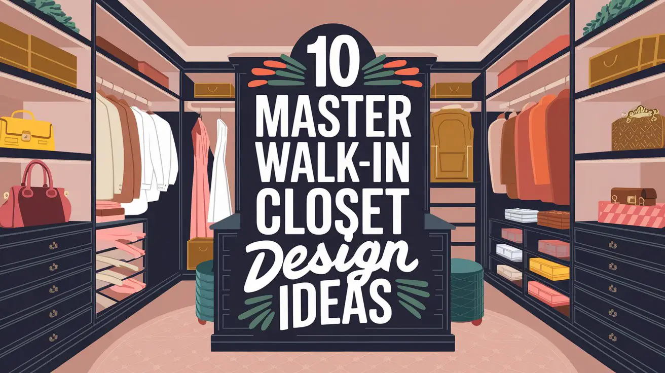 Master Walk-In Closet Design Ideas