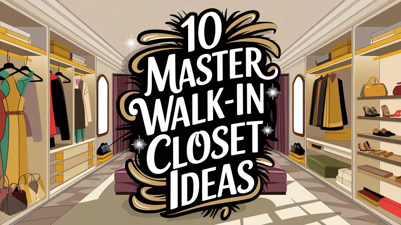 Master Walk-In Closet Ideas