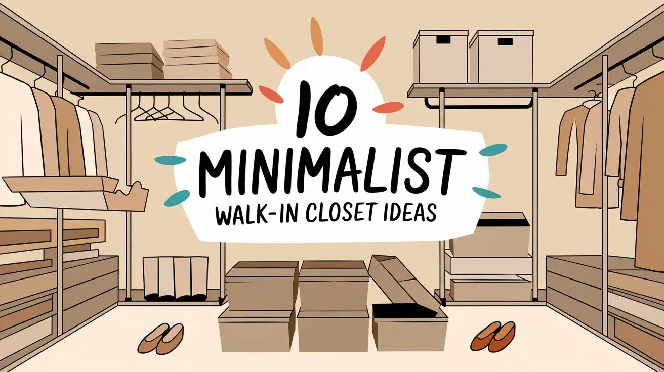 Minimalist Walk-In Closet Ideas