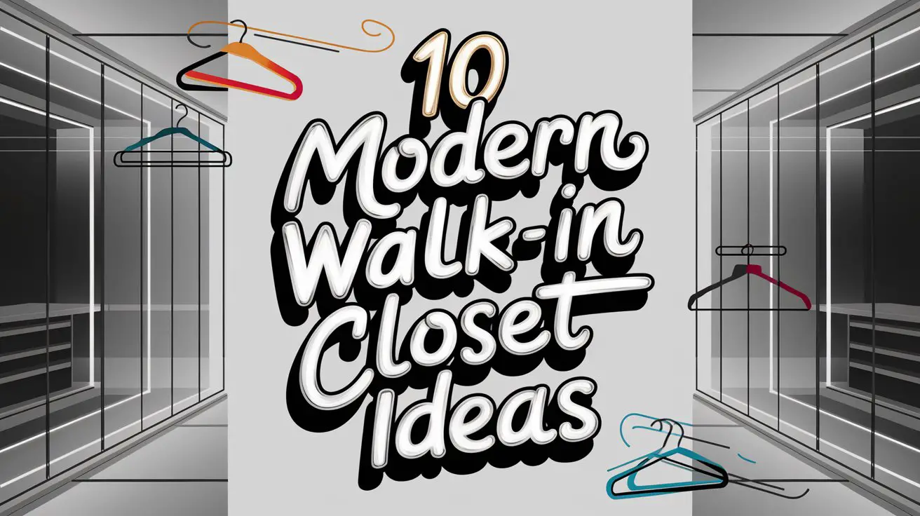 Modern Walk-In Closet Ideas