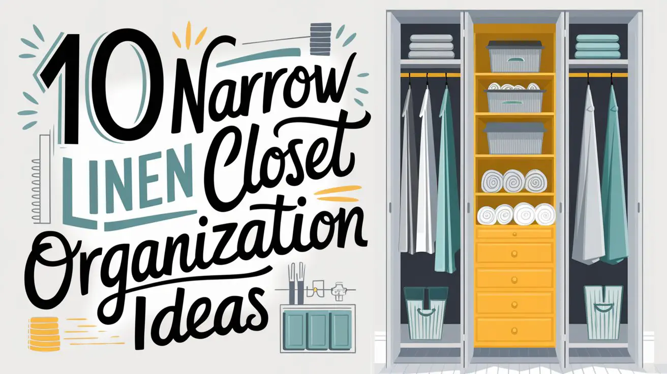 Narrow Linen Closet Organization Ideas