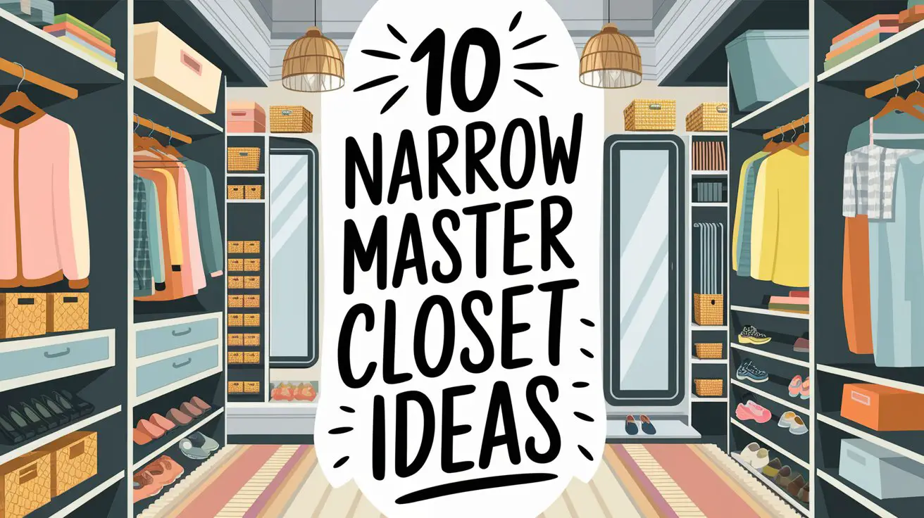 Narrow Master Closet Ideas