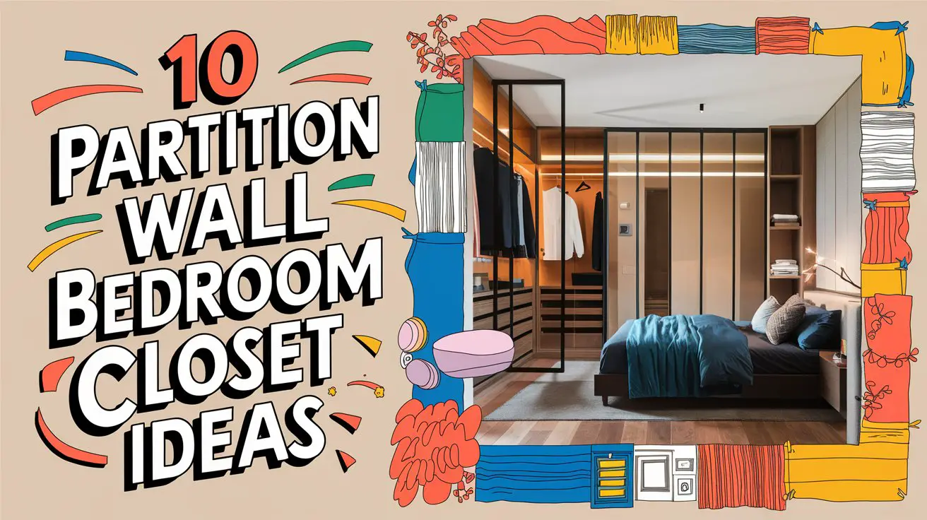 Partition Wall Bedroom Closet Ideas