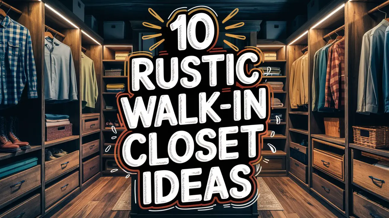 Rustic Walk-In Closet Ideas