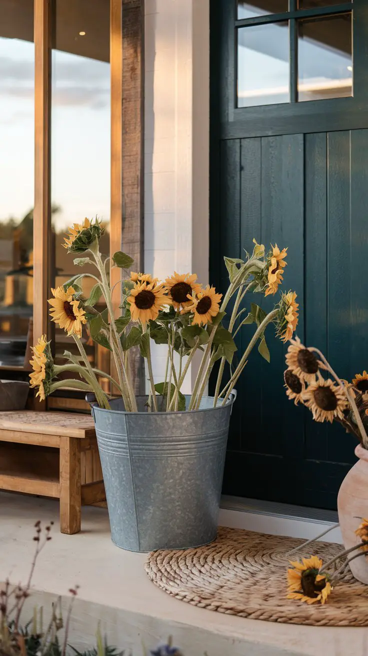 Seasonal Sunflower Decor From Garden to Home