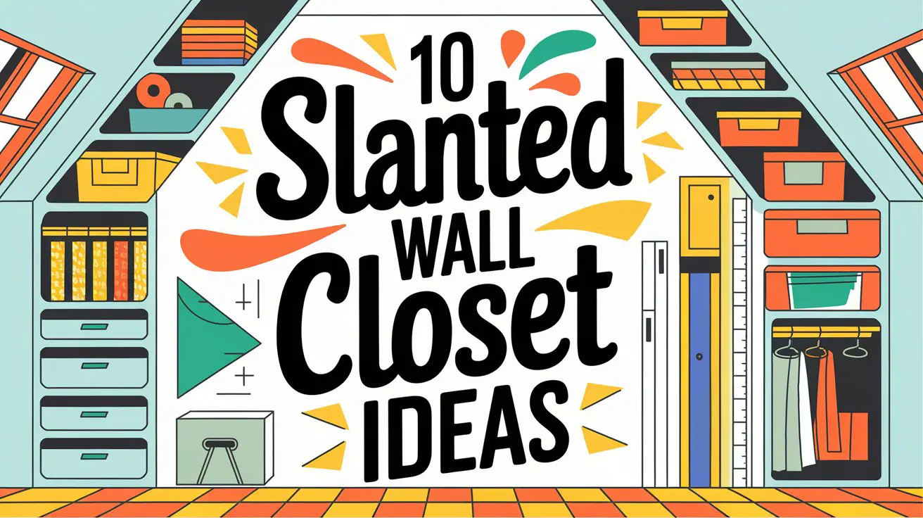 Slanted Wall Closet Ideas