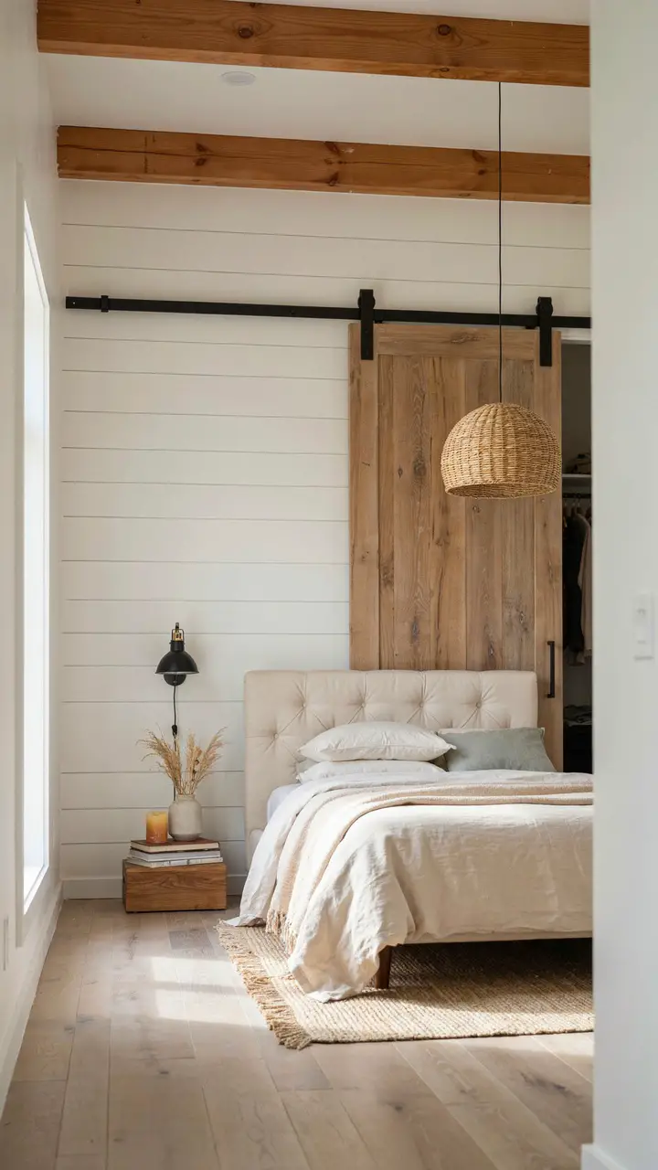 Sliding Barn Door Closets Hidden in Plain Sight