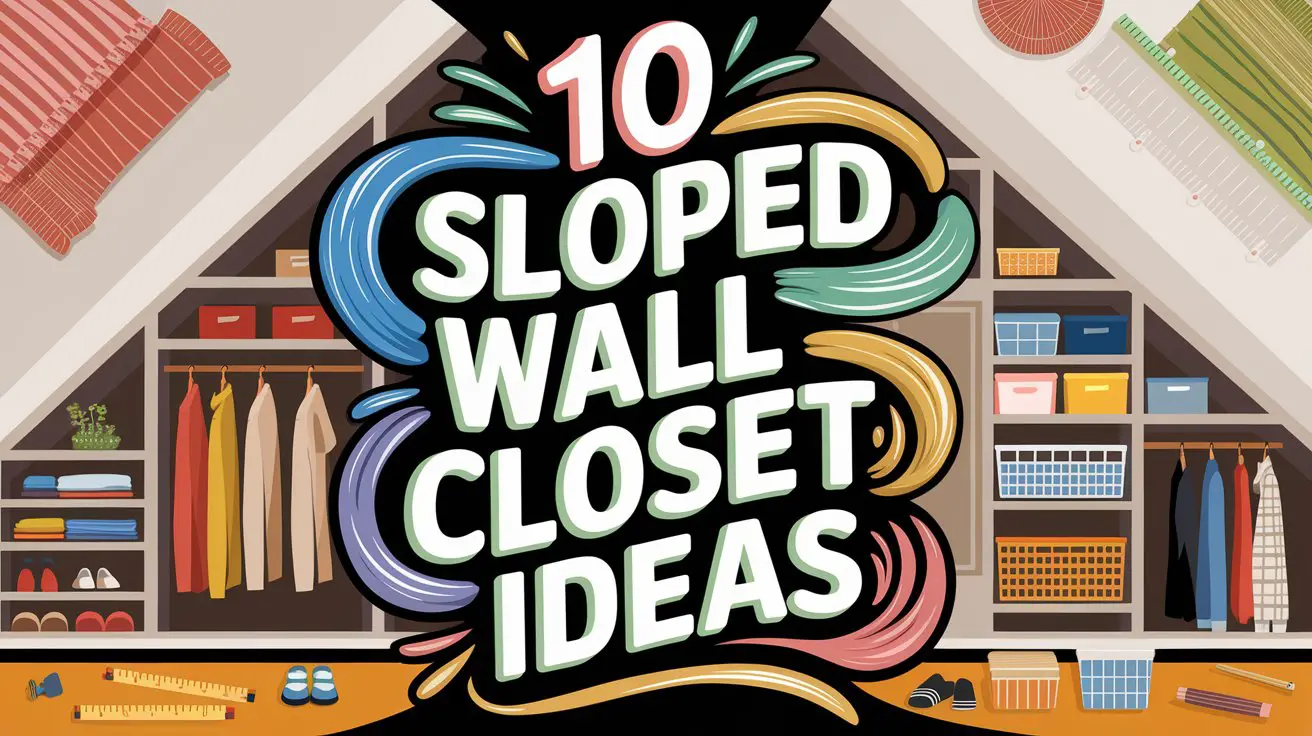 Sloped Wall Closet Ideas
